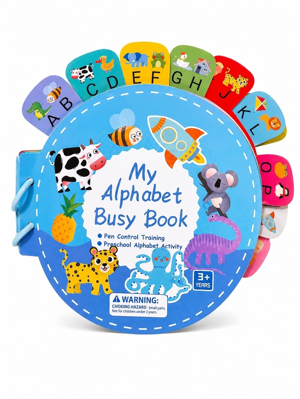 Alphabet Busy Book Preschool Learning Toy ABC Tracing Montessori Toddler 3+